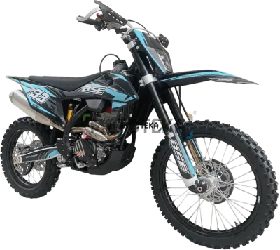 Мотоцикл кроссовый / эндуро BSE (БСЕ) T8 Neon Blue (015)