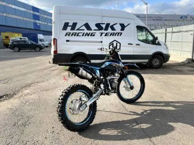 Мотоцикл кроссовый / эндуро Hasky (Хаски) F5 250 21\18 синий