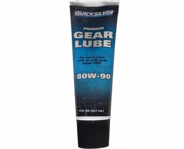 Масло редукторное Quicksilver (Квиксильвер) Gear Lube SAE 80W90 (237мл)