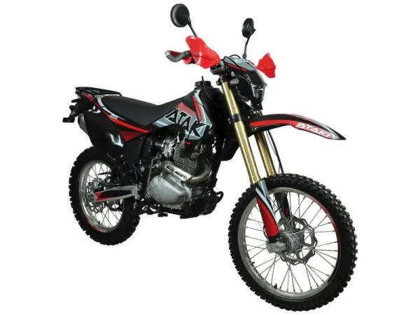 Мотоцикл кроссовый / эндуро ATAKI (Атаки) S003 300 (4T 175FMM) 21/18 (2024 г.) красный с ПТС | Мототека