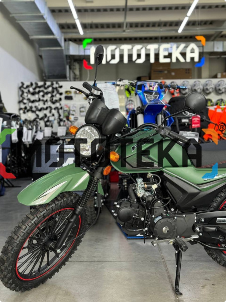 Мопед FXMOTO (ФХМото) FX - 50 (А26) OFF ROAD 50 (125) зелёный матовый | Мототека Мопед FXMOTO (ФХМото) FX - 50 (А26) OFF ROAD 50 (125) зелёный матовый | Мототека