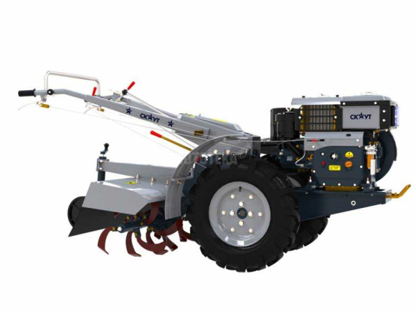 Мотоблок СКАУТ 81 DE + почвофреза Мотоблок СКАУТ 81 DE + почвофреза