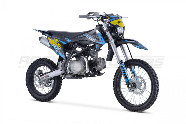 Питбайк ROCKOT (Рокот) RX125 - 3 Mad Zebra (механ. сцепл., эл. стартер, 17/14) | Мототека