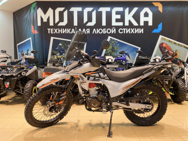 Мотоцикл кроссовый / эндуро Regulmoto (Регулмото) TE PRO NB300 серый с ПТС | Мототека